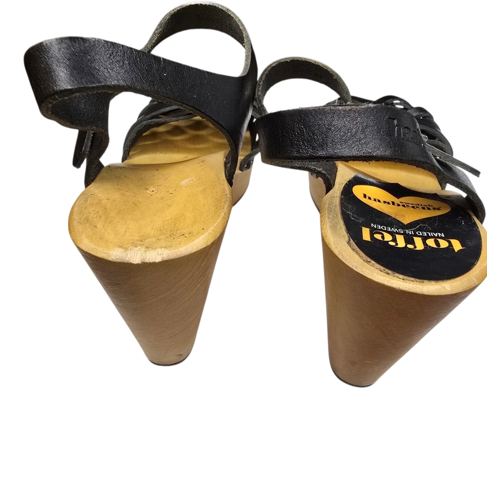 Swedish Hasbeens Black Heels 37 - Picture 7 of 10